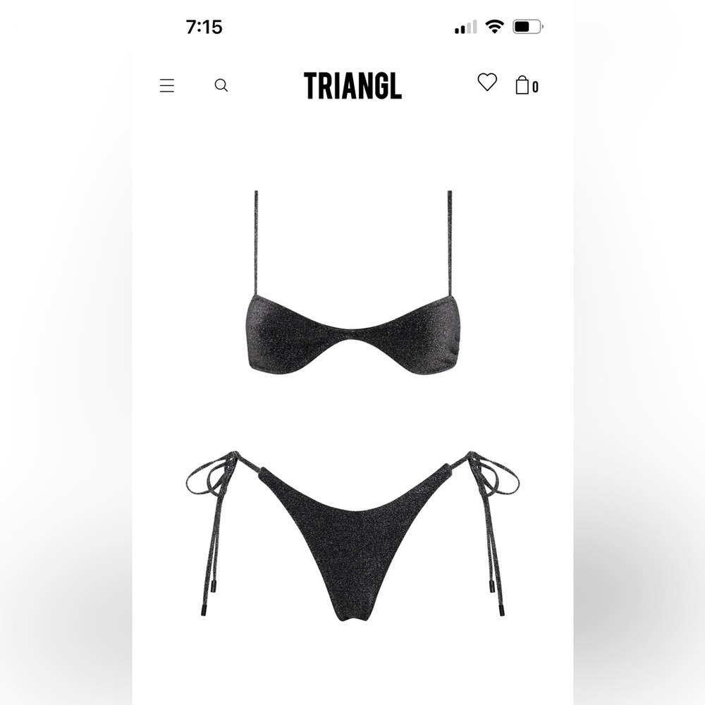 Triangl bikini set